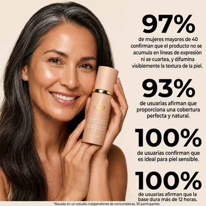 Nurealy - Maquillaje Facial 4 En 1 Con Hidratación Suave Y Cobertura Natural