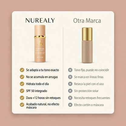 BASE DE MAQUILLAJE 5 EN 1 Tecnología Mimética de Color