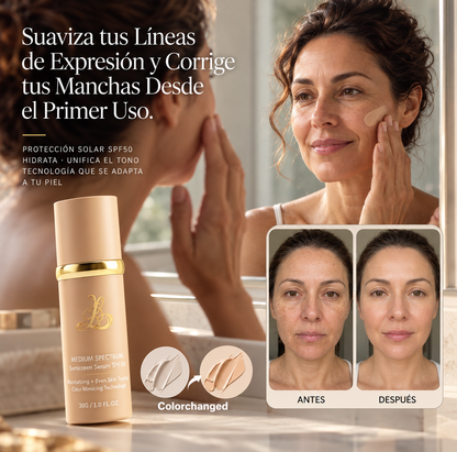BASE DE MAQUILLAJE 5 EN 1 Tecnología Mimética de Color