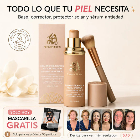 Nurealy - Maquillaje Facial 4 En 1 Con Hidratación Suave Y Cobertura Natural
