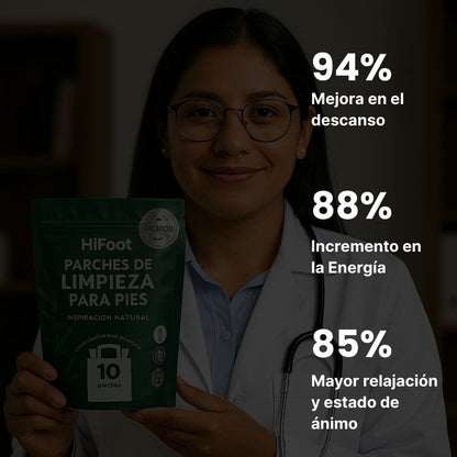 Parches HiFoot - Elimina Toxinas en 7 Días