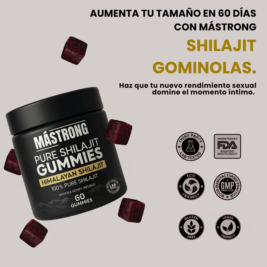MÁSTRONG™ Gominolas Shilajit
