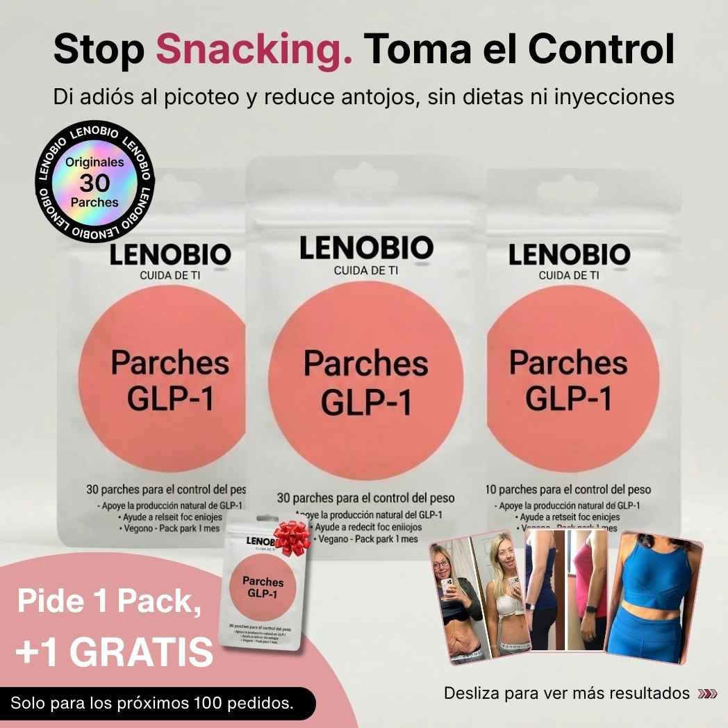 Parches GLP-1 (30 Parches + 30 Gratis)